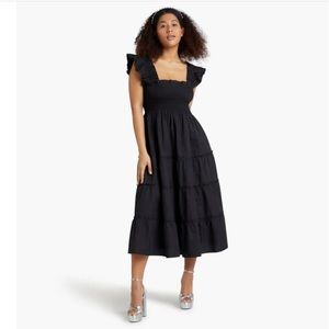 Hill house home black dot Ellie nap dress xs